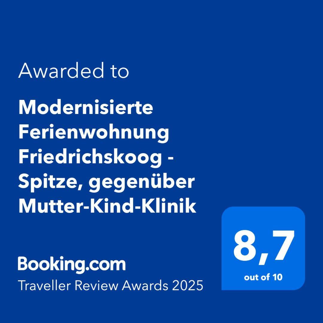 Modernisierte Ferienwohnung Friedrichskoog - Spitze, Gegenueber Mutter-Kind-Klinik Exterior photo